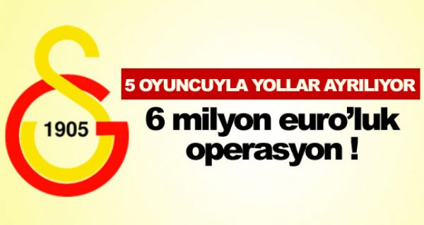 6 milyon Euro'luk operasyon